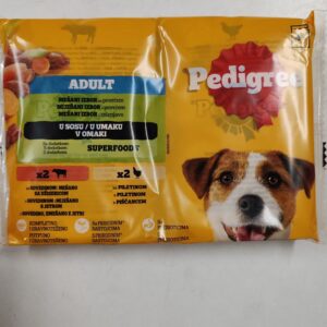 Pedigree adult piletina i govedina u sosu 4x100g
