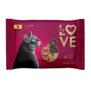My Love sos za mačke piletina 4x85g