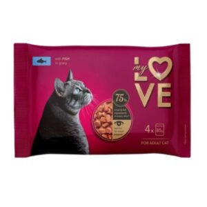 My Love sos za mačke riba 4x85g