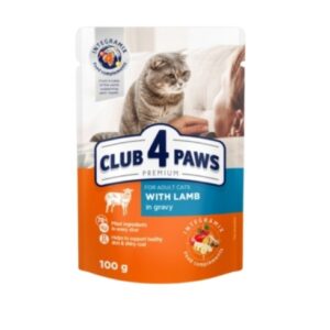 Club4Paws sos za mačke jagnjetina u sosu 100g