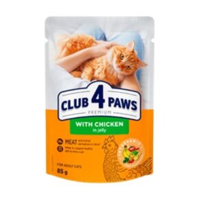 Club4Paws sos za mačke piletina u želeu 85g