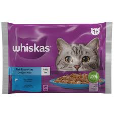 Whiskas kesice izbor ribe u želeu 4x85g