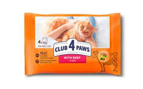 Club4paws sos govedina u želeu 4x85g