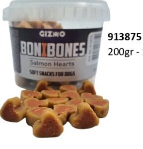 Gizmo Boni Bones Salmon hearts 200g