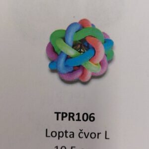 M PET TPR106-Lopta čvor L 10,5cm